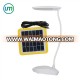 6W Solar Powered LED Desk Lamp Adjustable Touch Sensor Reading Light with USB Cable Outdoor Camping Lighting Study Desk Lamp